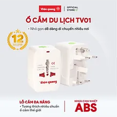 Ổ cắm du lịch Điện Quang ĐQ ESK TV01